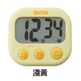 Tanita kitchen timer with magnet large screen TD-384-WH